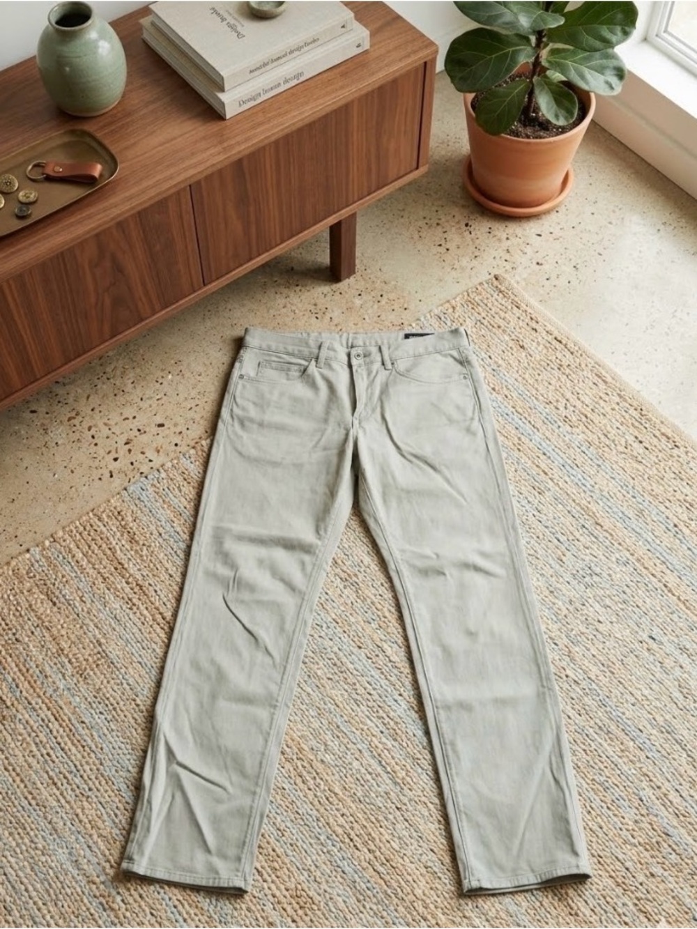 Bonobos Straight-Leg Chinos in Light Sage Green
